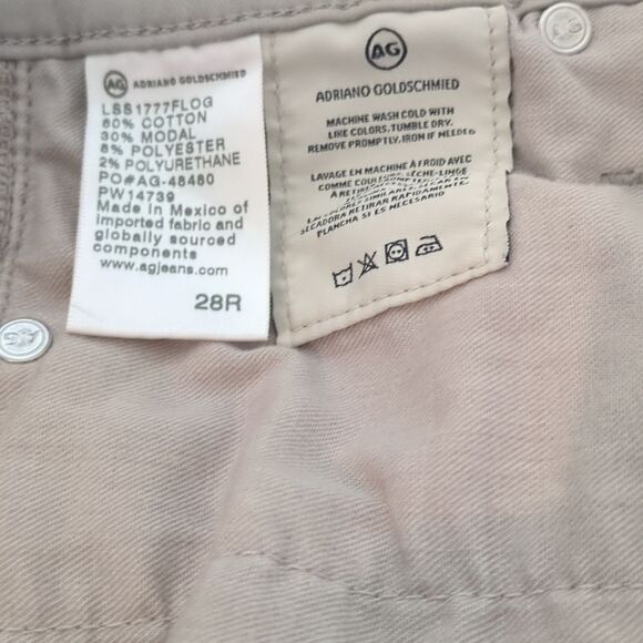 AG Farrah High Waist Skinny Ankle Jeans in Soft Sueded Cotton Sateen W28 - Picture 7 of 9